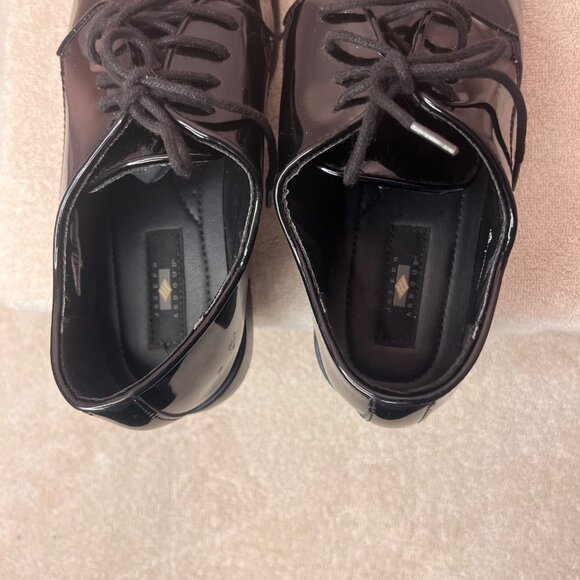 Joseph Abboud Mens Black Shiny Dress Shoes Size 9M Formal Lace-Up 4600 123022 - Picture 9 of 16